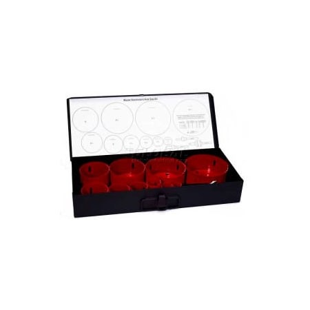 International Tool Mfg. ITM Master Electrician's Hole Saw Kit 275AV08E